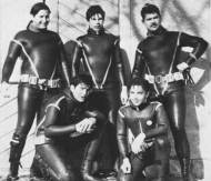 Des plongeurs en 1967